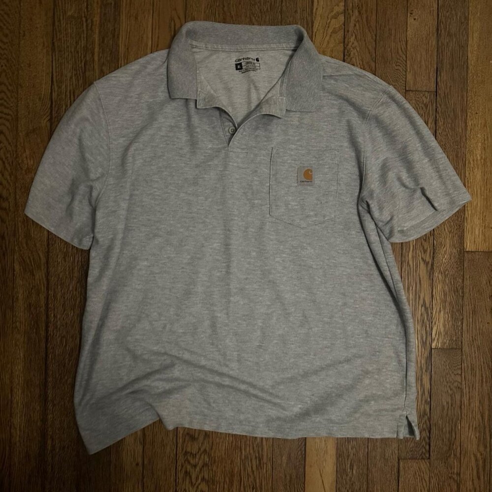 Carhartt Men's Grey Polo-shirts